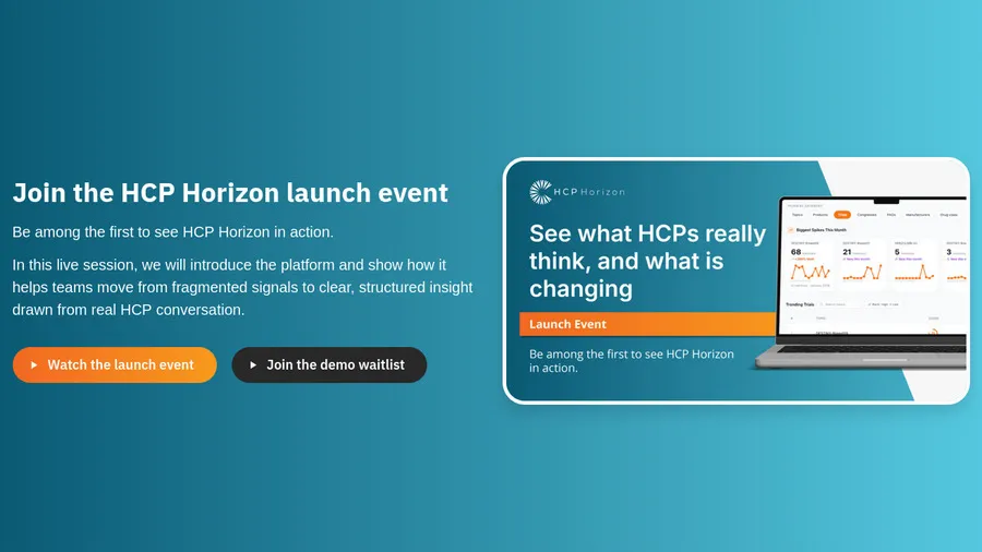 HCP Horizon launch banner